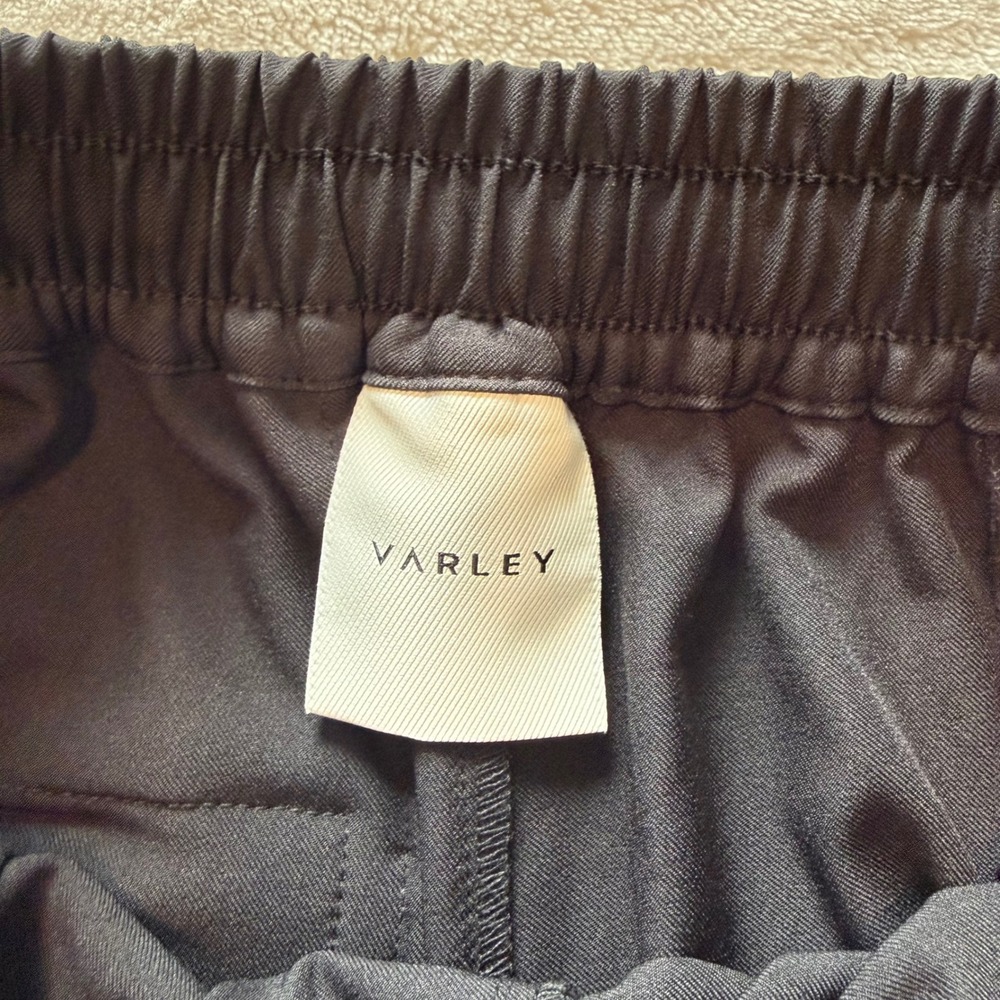 Varley Esmond Black Mid Rise Drawstring Athletic Shorts Womens XS - Picture 6 of 9